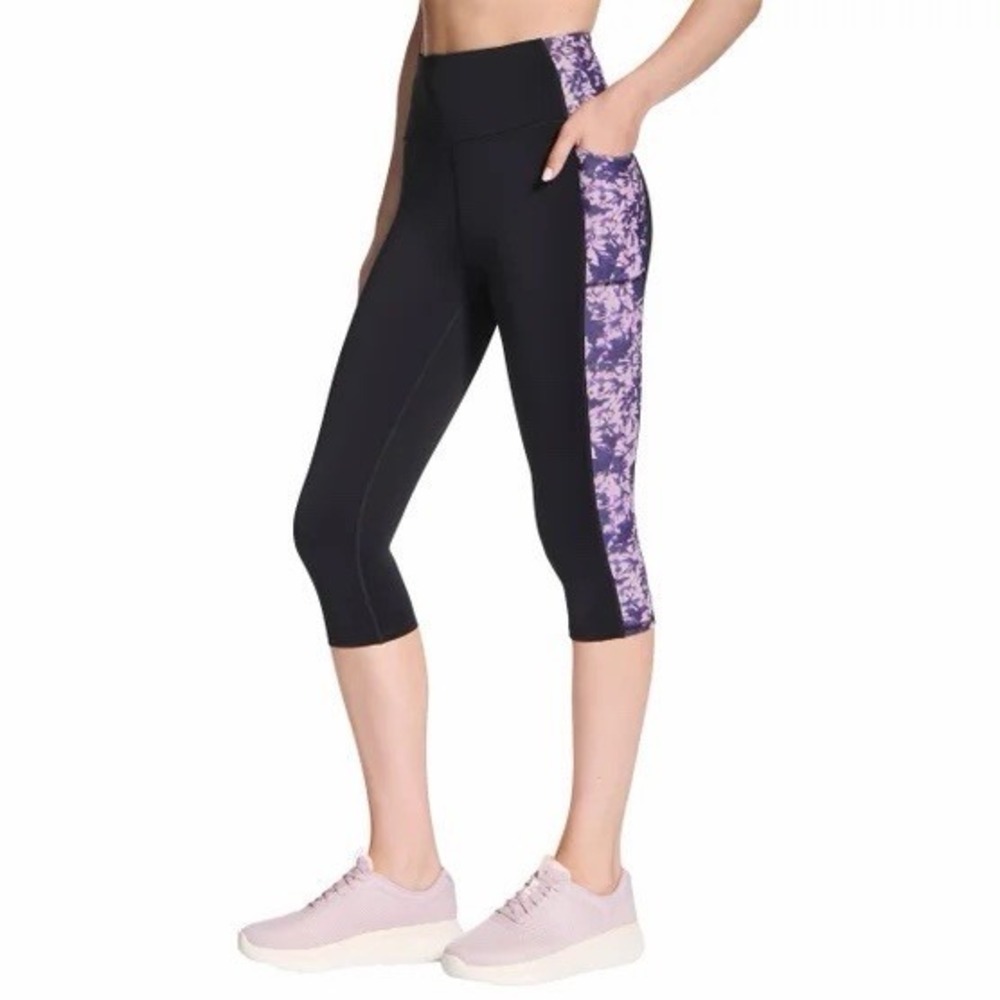 Skechers GO WALK Women's Capri Leggings Small UPF 40 Activewear NWT
